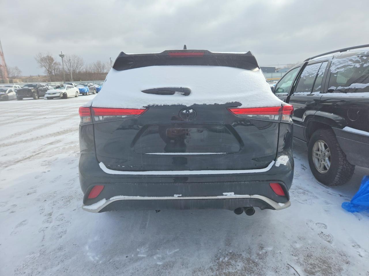 2023 Toyota Highlander L Black vin: 5TDKDRAH7PS028066