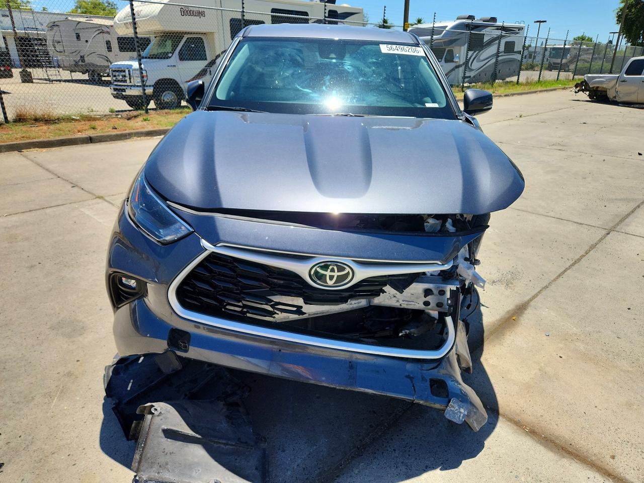 2023 Toyota Highlander Le Gray vin: 5TDKDRAH7PS510827