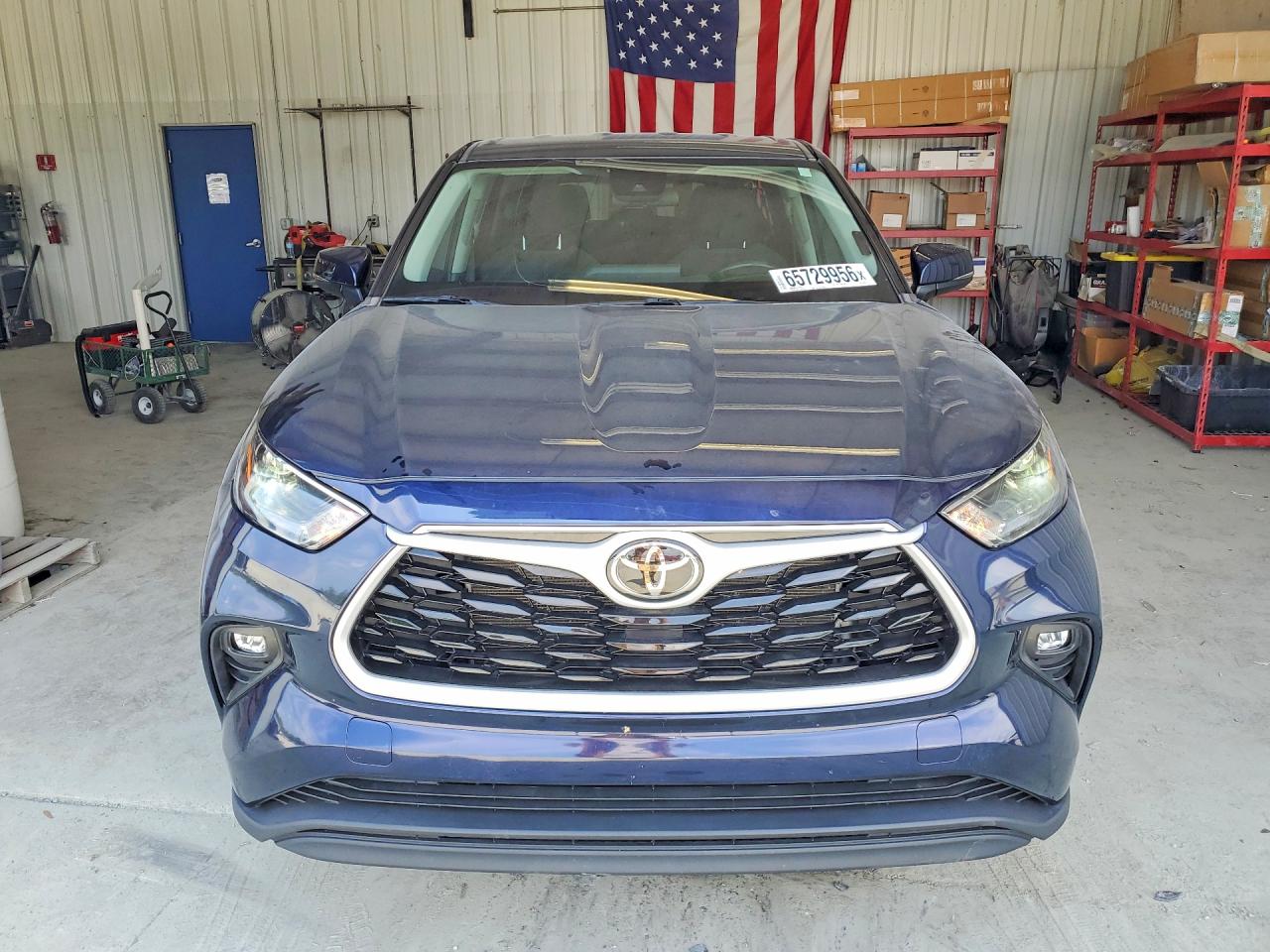 2023 Toyota Highlander Le Blue vin: 5TDKDRAHXPS033214
