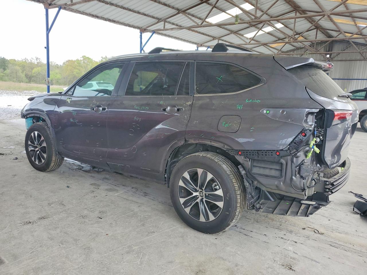 2024 Toyota Highlander Xle Gray vin: 5TDKDRBH0RS572992