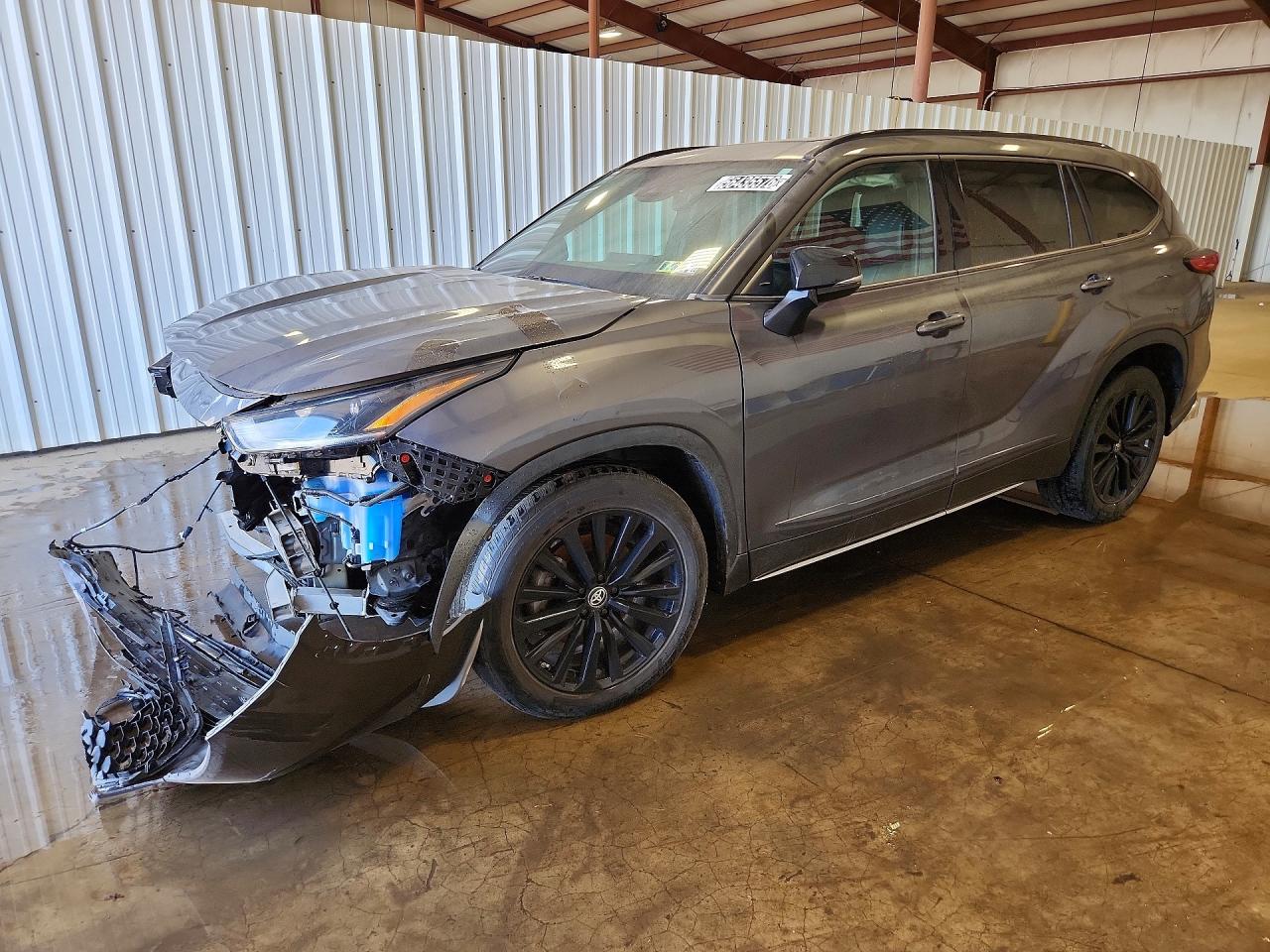 2023 Toyota Highlander Xse Серый vin: 5TDKDRBH5PS004637