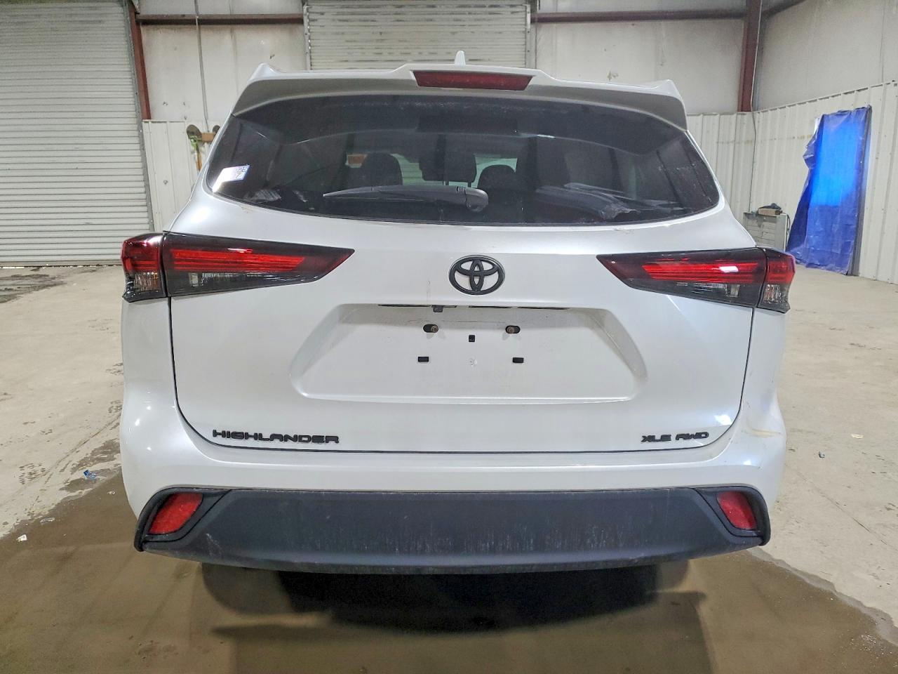 2024 Toyota Highlander Le White vin: 5TDKDRBH5RS573670