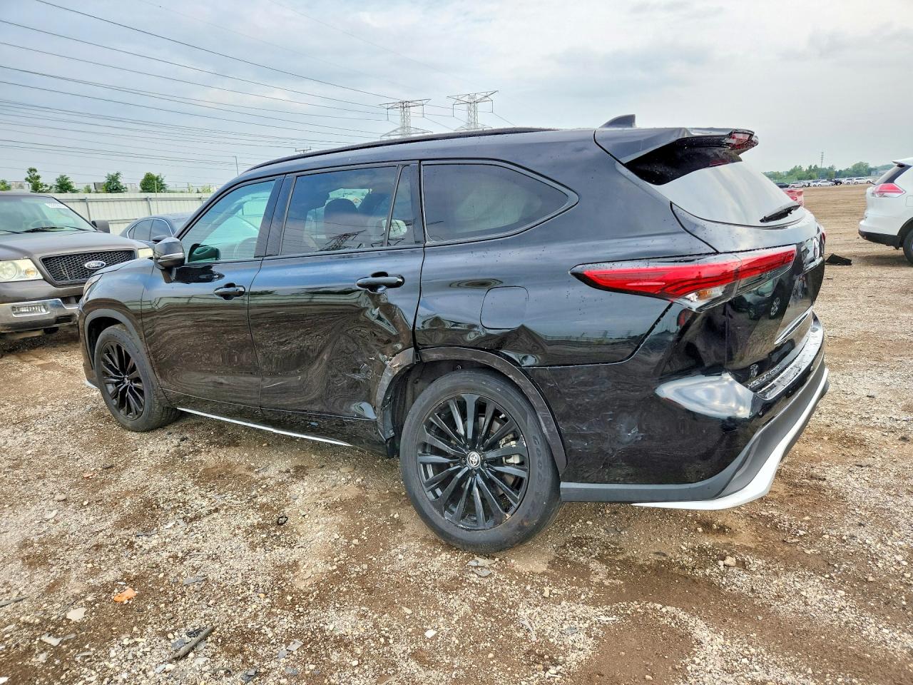 2023 Toyota Highlander Xse Black vin: 5TDKDRBH6PS026310