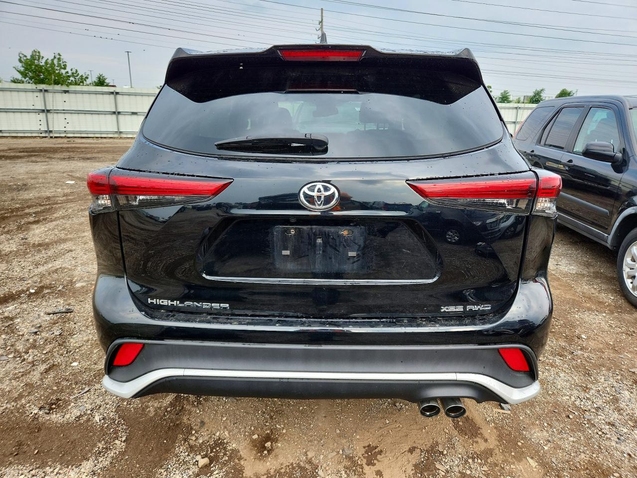 2023 Toyota Highlander Xse Black vin: 5TDKDRBH6PS026310