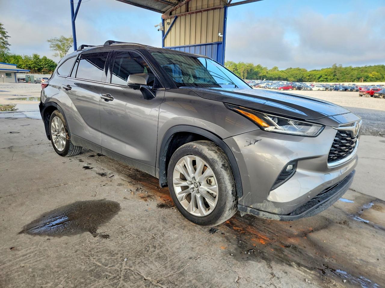2026 Toyota Highlander Limited Серый vin: 5TDKDRBH6TS599055