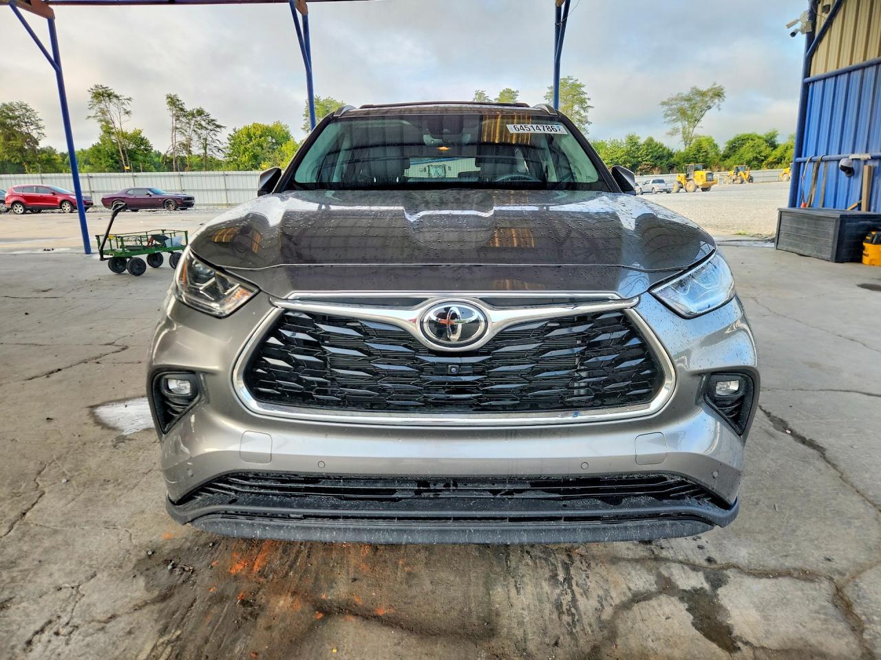 2026 Toyota Highlander Limited Серый vin: 5TDKDRBH6TS599055