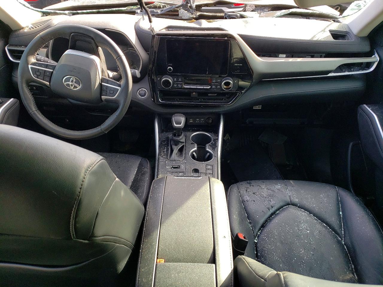 2023 Toyota Highlander White vin: 5TDKDRBH8PS039561