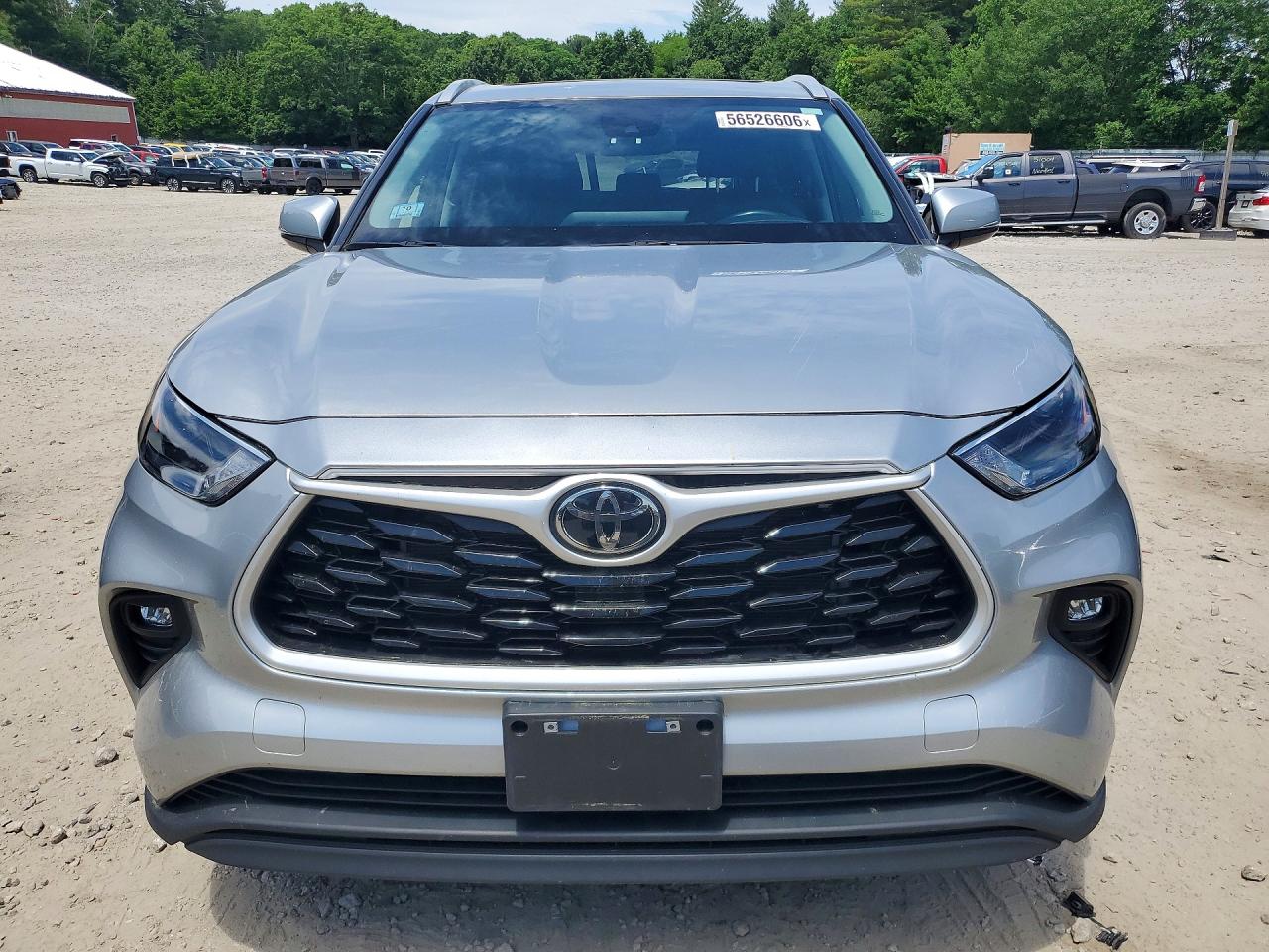 2023 Toyota Highlander Xle Gray vin: 5TDKDRBH8PS041150