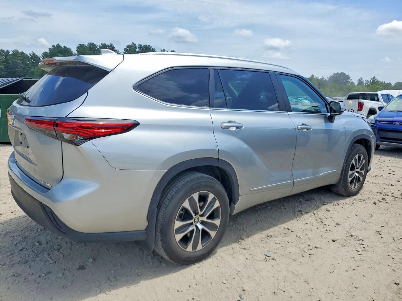 2023 Toyota Highlander Xle Gray vin: 5TDKDRBH8PS041150