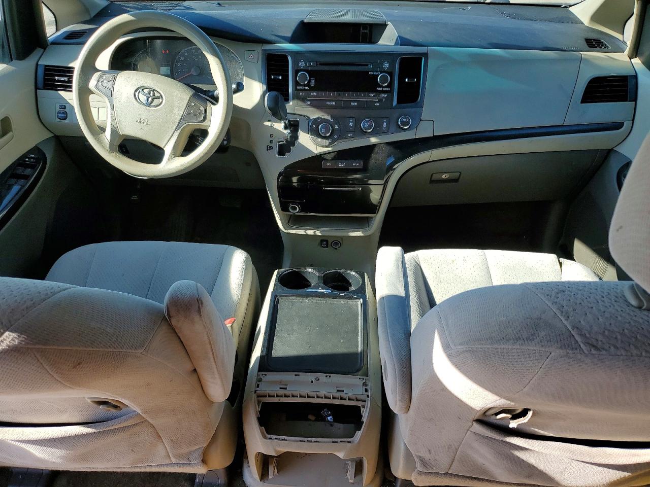 2012 Toyota Sienna Le Черный vin: 5TDKK3DC0CS196712