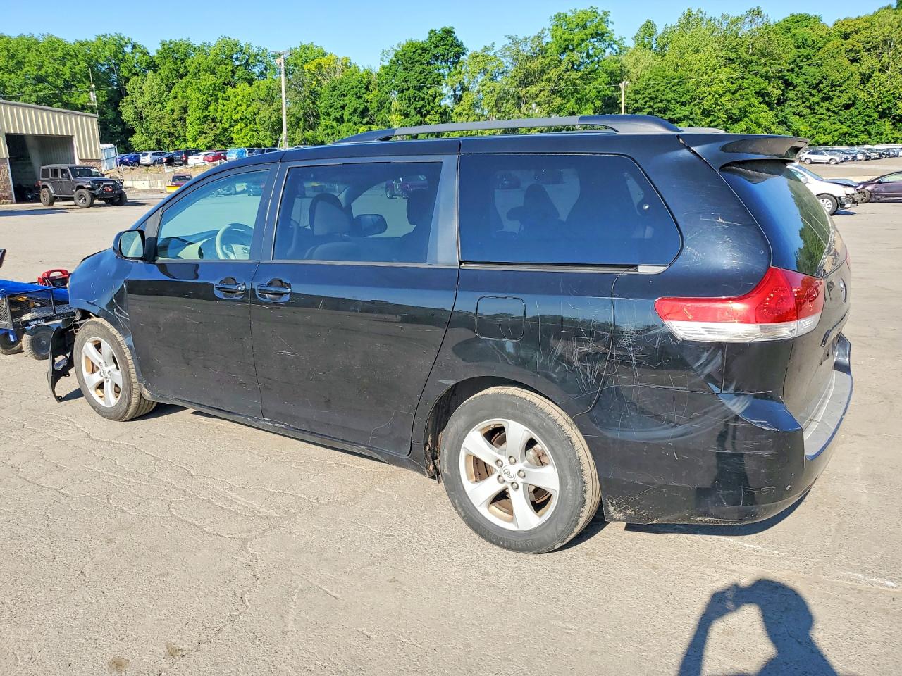 2012 Toyota Sienna Le Черный vin: 5TDKK3DC0CS196712