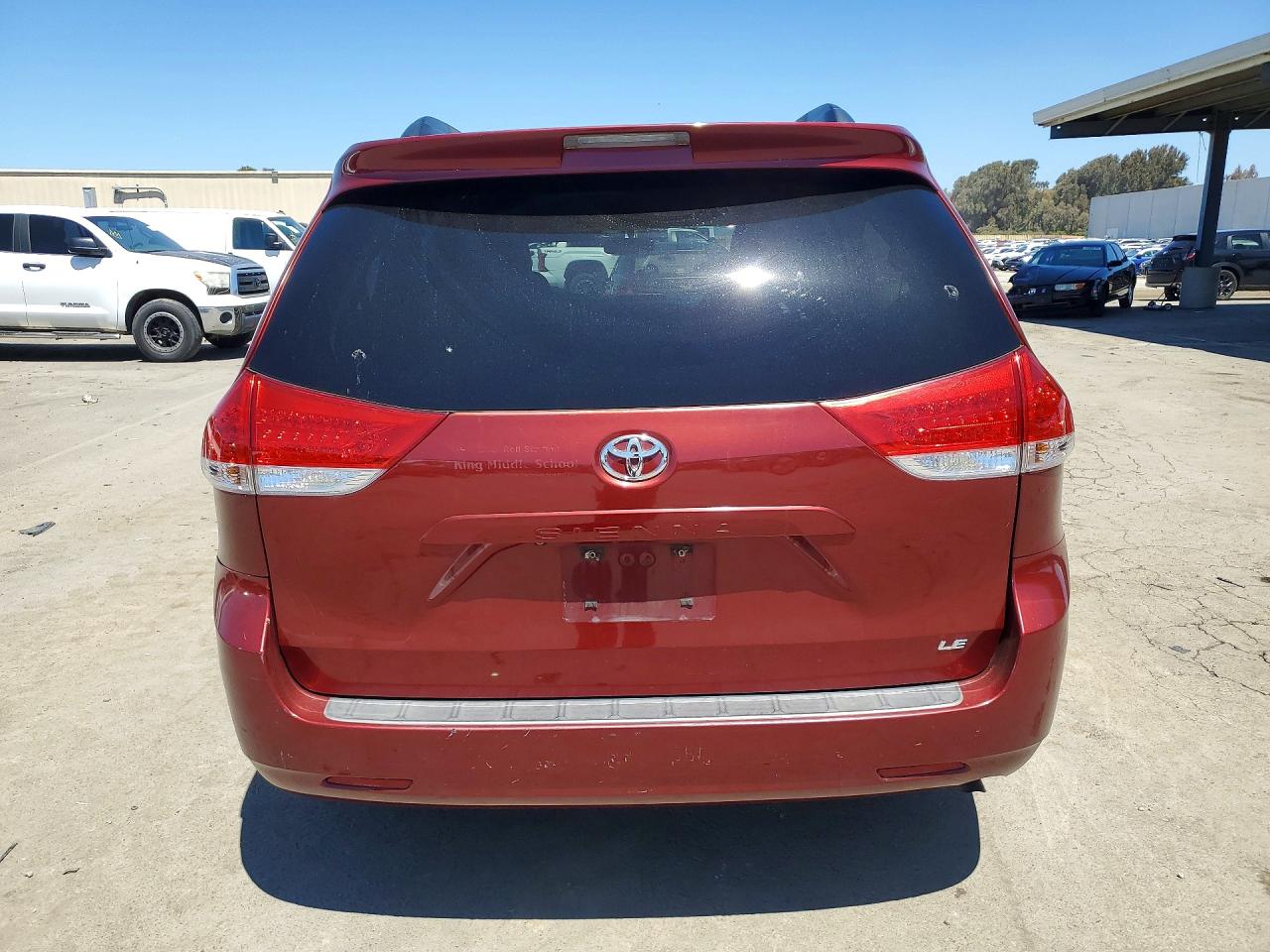 2012 Toyota Sienna Le Burgundy vin: 5TDKK3DC0CS206414