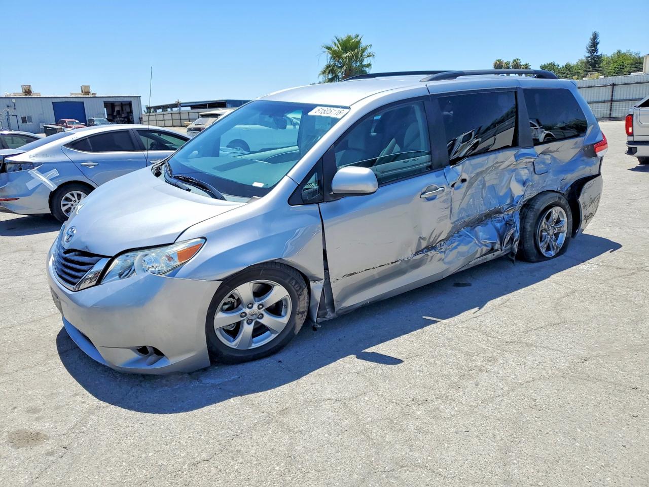 2013 Toyota Sienna Le Silver vin: 5TDKK3DC0DS313352
