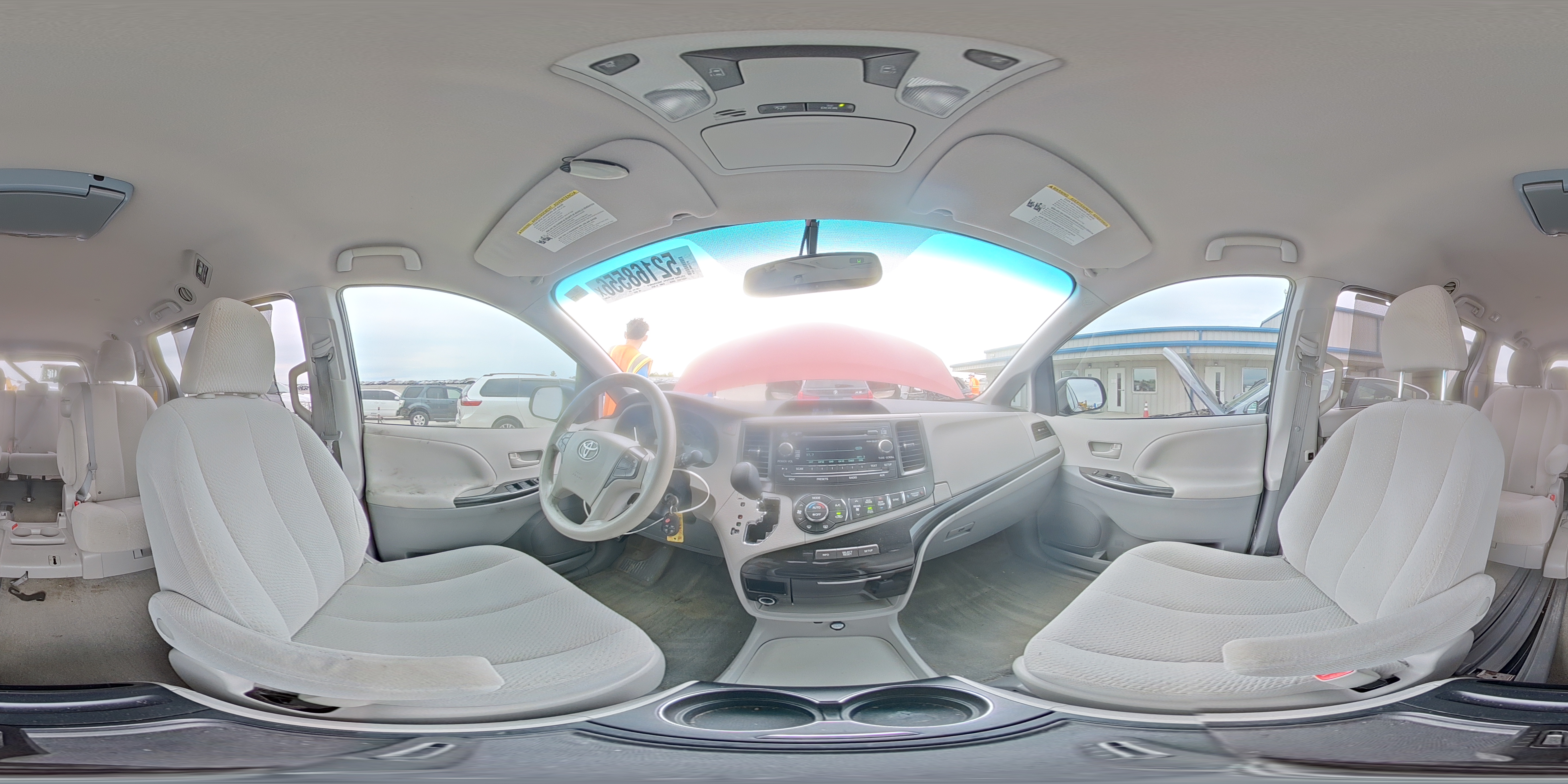 2014 Toyota Sienna Le Burgundy vin: 5TDKK3DC0ES485351