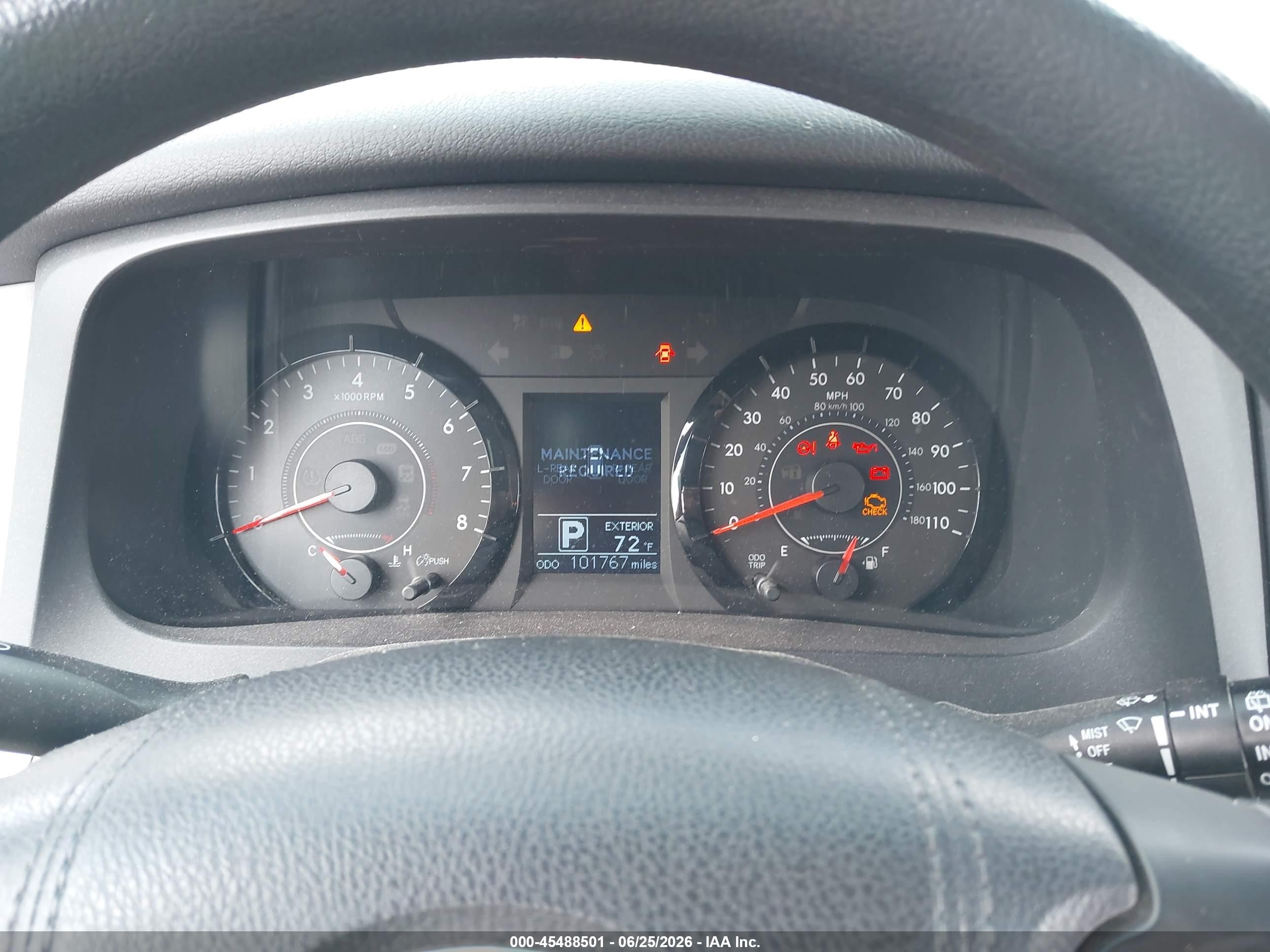 2015 Toyota Sienna Le 8 Passenger Серый vin: 5TDKK3DC0FS581403