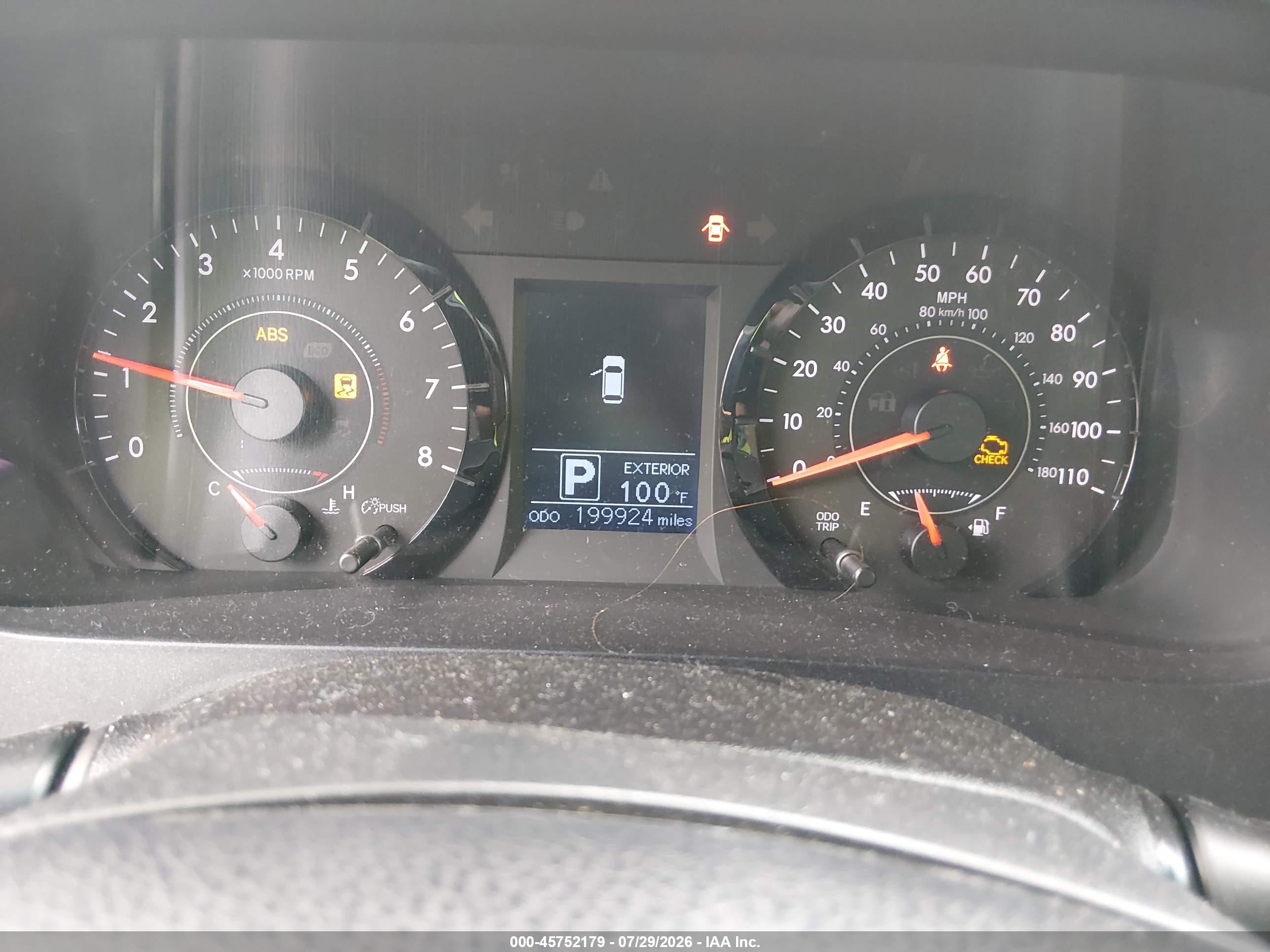2015 Toyota Sienna Le 8 Passenger Серый vin: 5TDKK3DC0FS629899