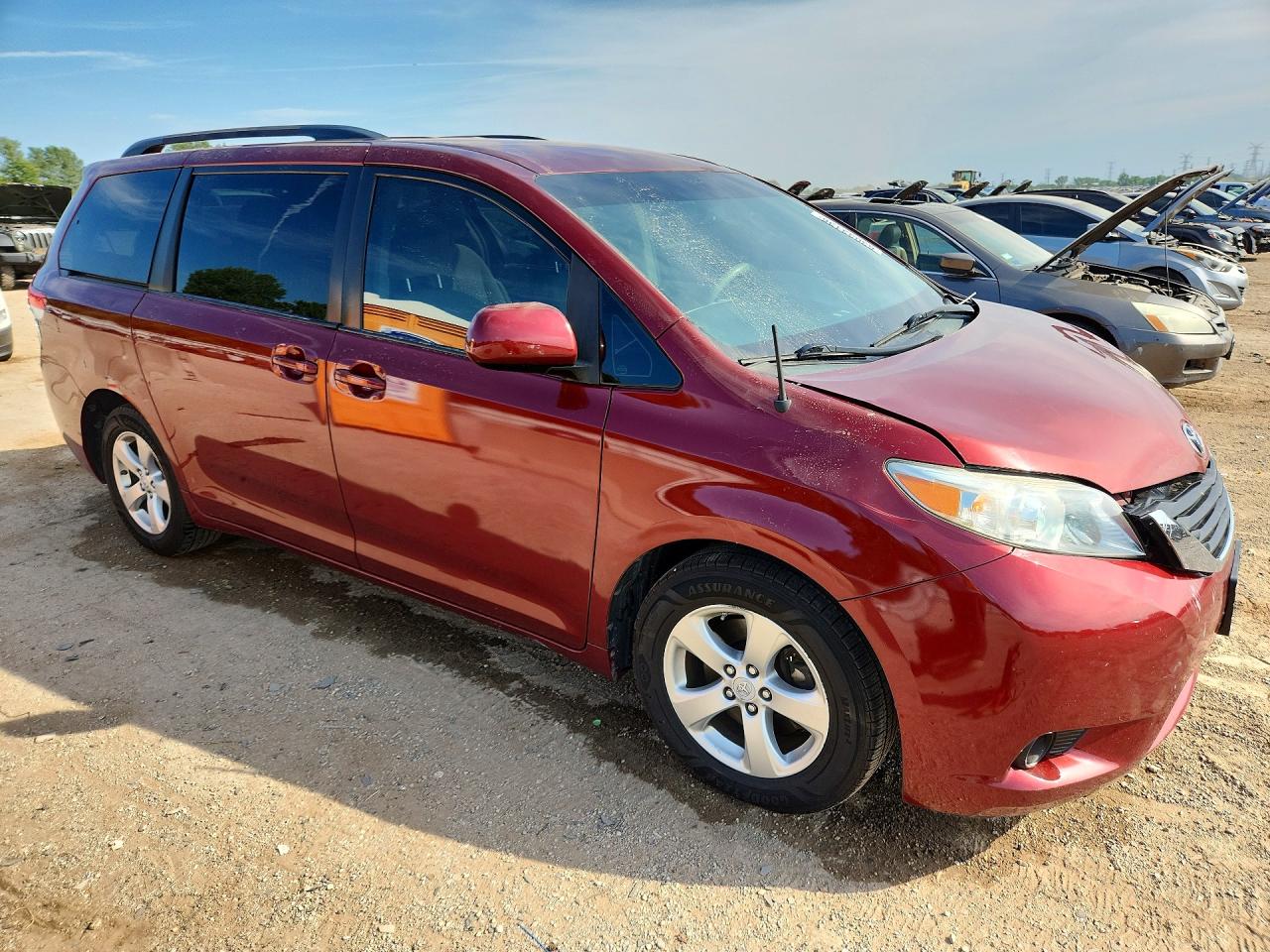 2011 Toyota Sienna Le Burgundy vin: 5TDKK3DC1BS088422