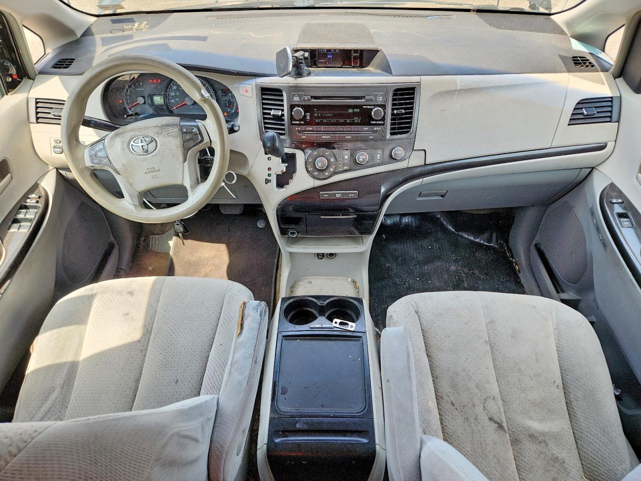 2012 Toyota Sienna Le Черный vin: 5TDKK3DC1CS198615