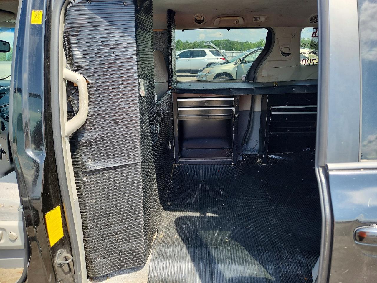 2012 Toyota Sienna Le Черный vin: 5TDKK3DC1CS198615