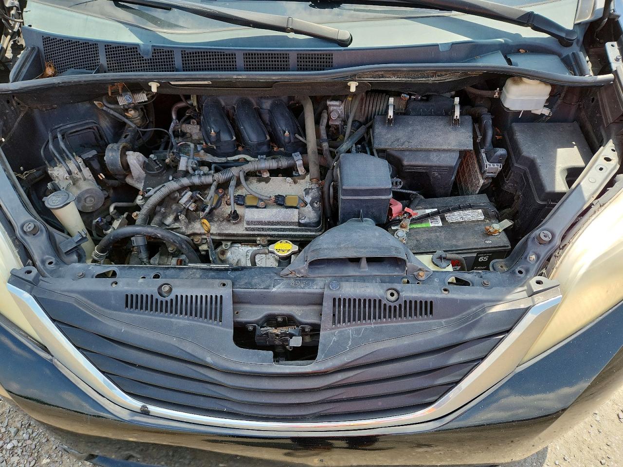 2012 Toyota Sienna Le Черный vin: 5TDKK3DC1CS198615