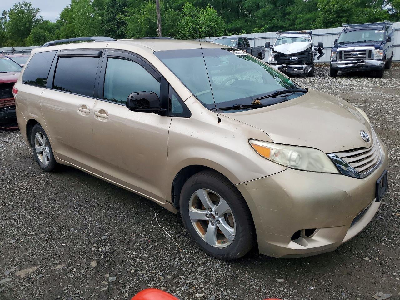 2011 Toyota Sienna Le Gold vin: 5TDKK3DC2BS086517