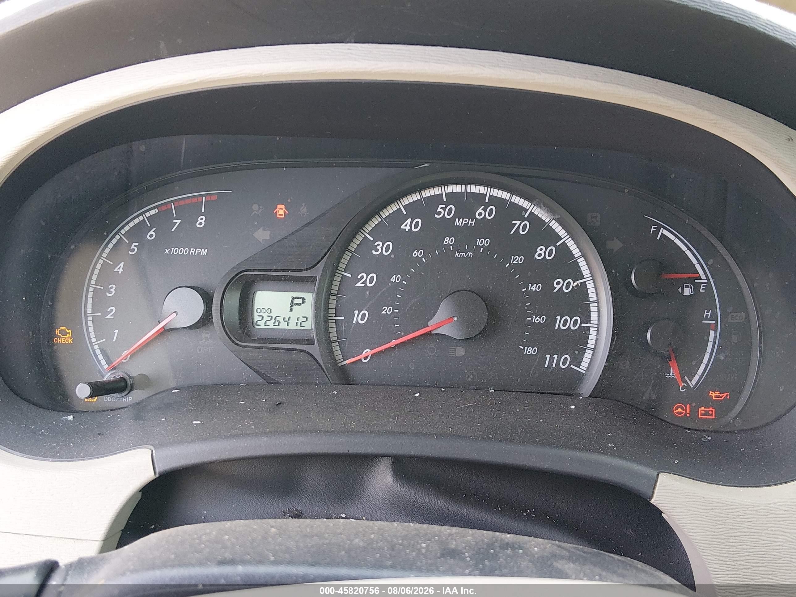 2011 Toyota Sienna Le V6 Champagne vin: 5TDKK3DC2BS124280