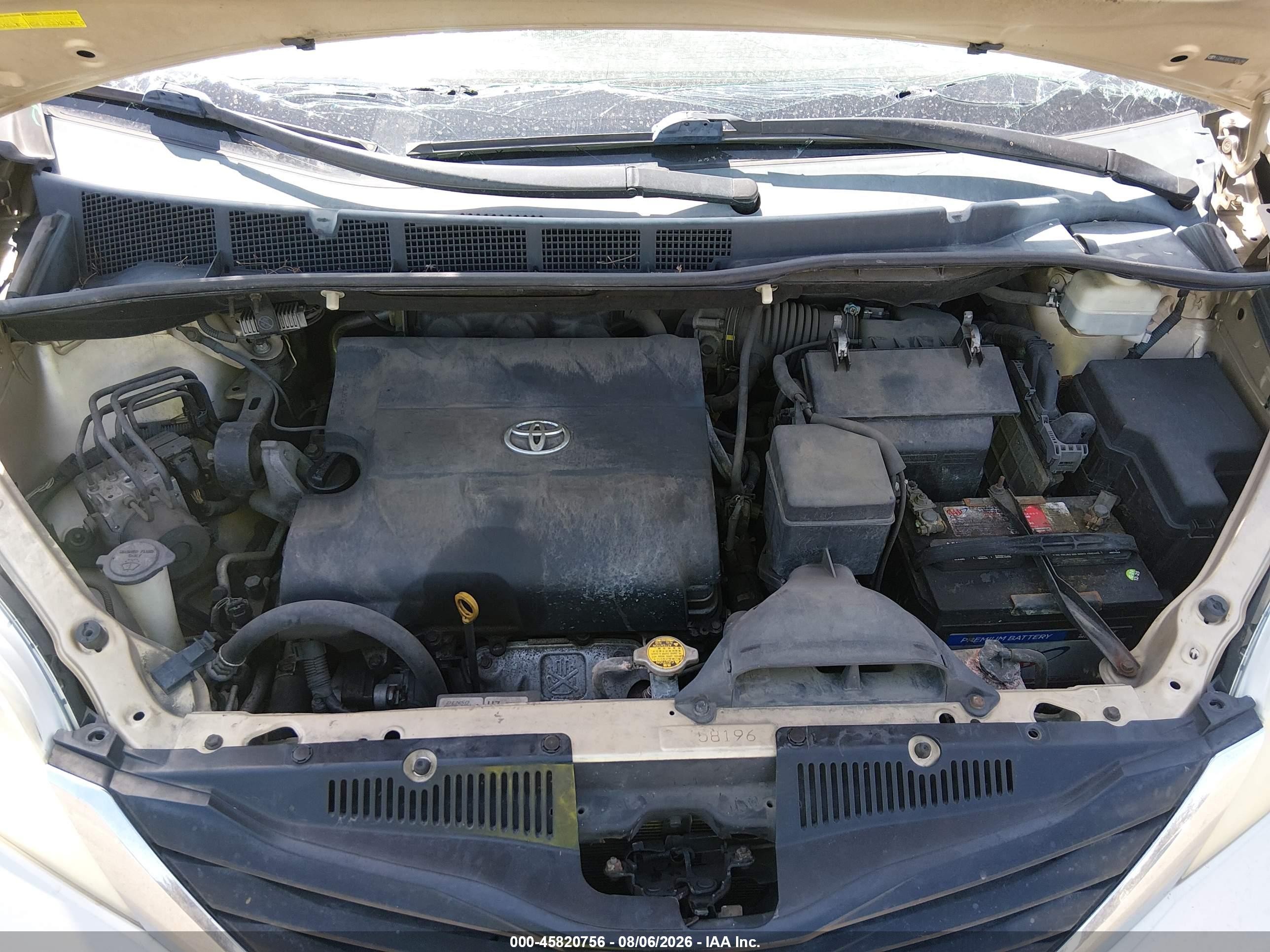 2011 Toyota Sienna Le V6 Champagne vin: 5TDKK3DC2BS124280