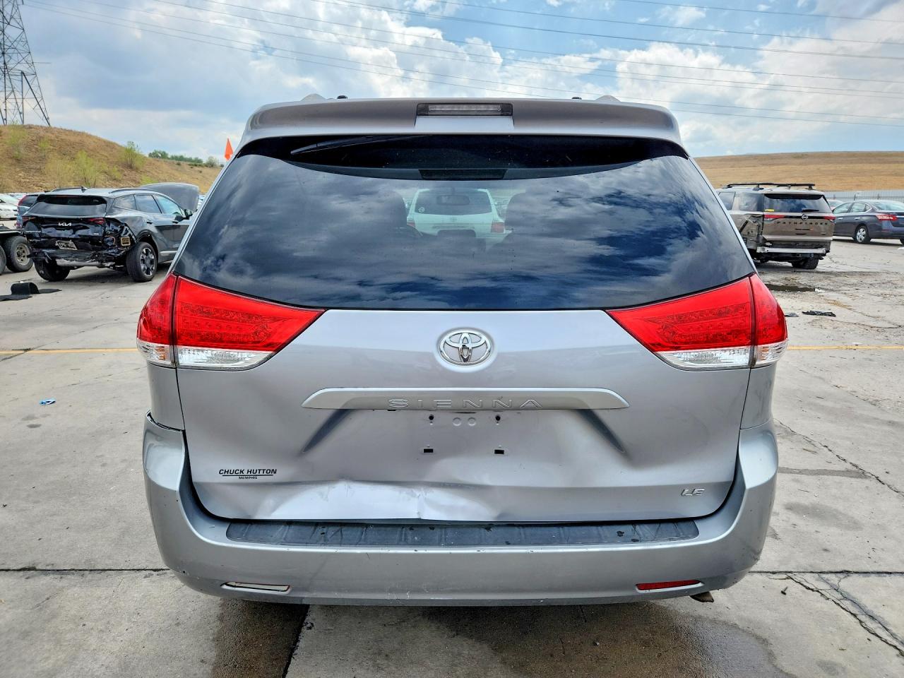 2012 Toyota Sienna Le Silver vin: 5TDKK3DC2CS248860