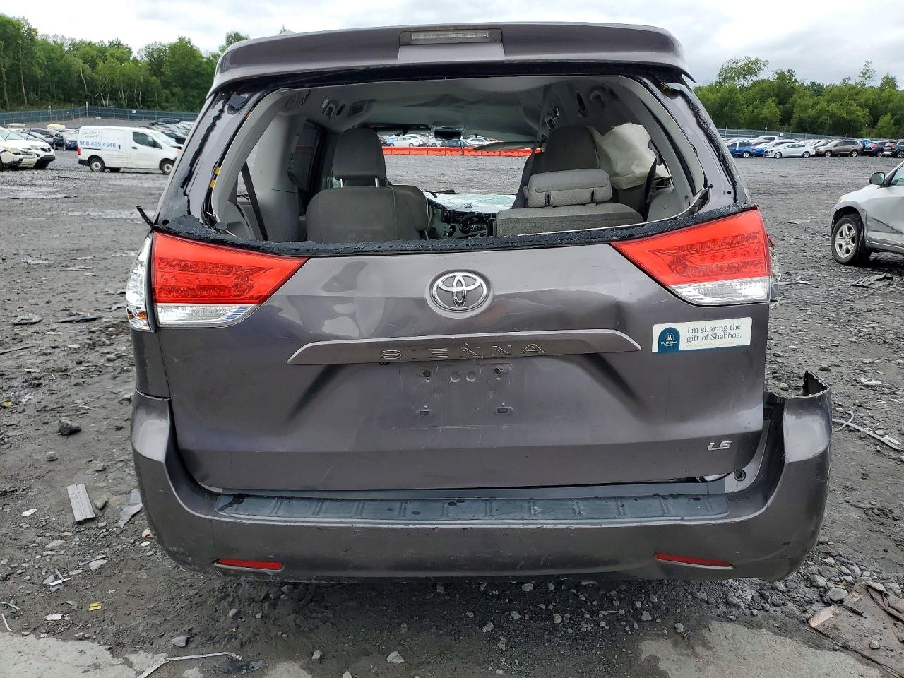 2013 Toyota Sienna Le Gray vin: 5TDKK3DC2DS290429