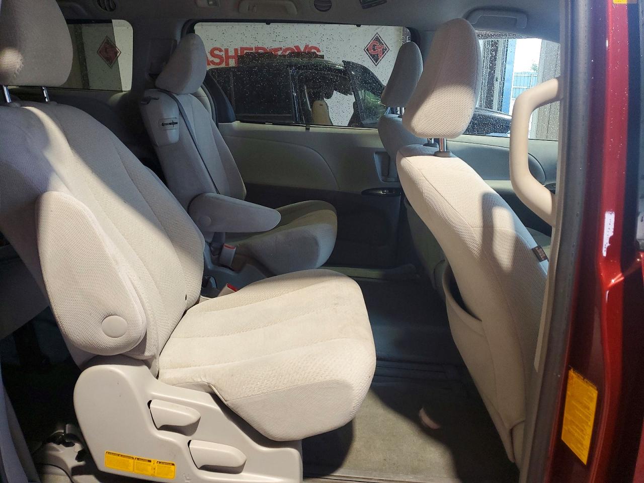 2013 Toyota Sienna Le Темно-бордовый vin: 5TDKK3DC2DS293301