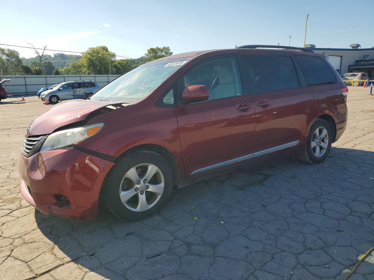 2013 Toyota Sienna Le Maroon vin: 5TDKK3DC2DS369549