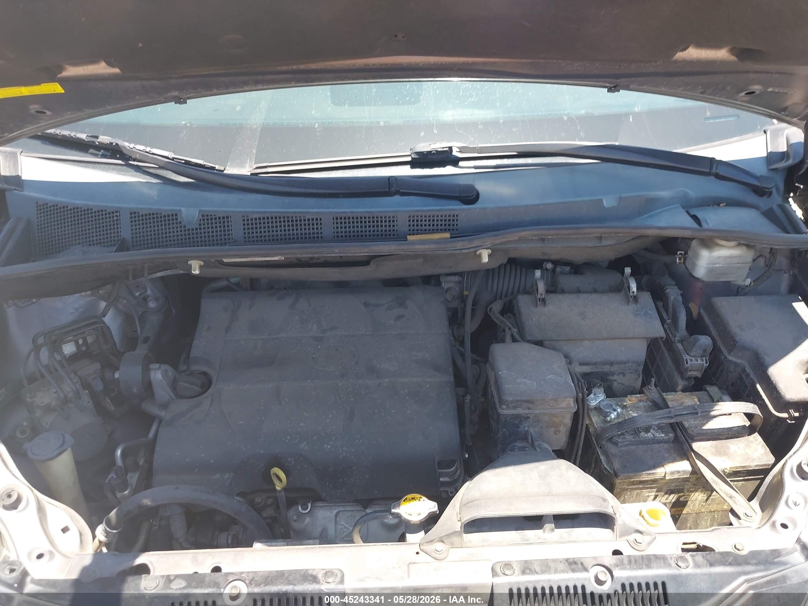 2013 Toyota Sienna Le V6 8 Passenger Серый vin: 5TDKK3DC2DS372144