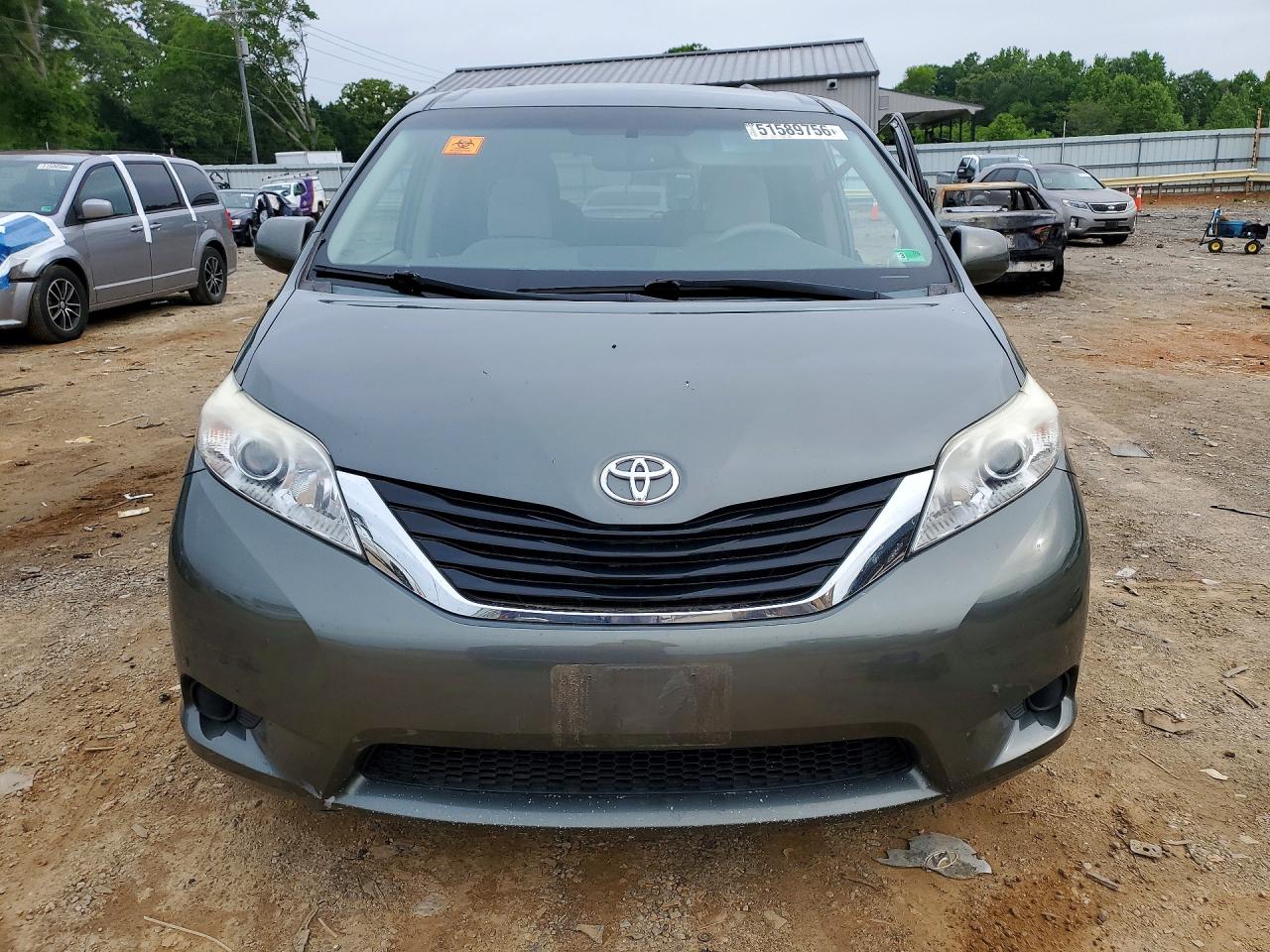 2014 Toyota Sienna Le Серый vin: 5TDKK3DC2ES476330