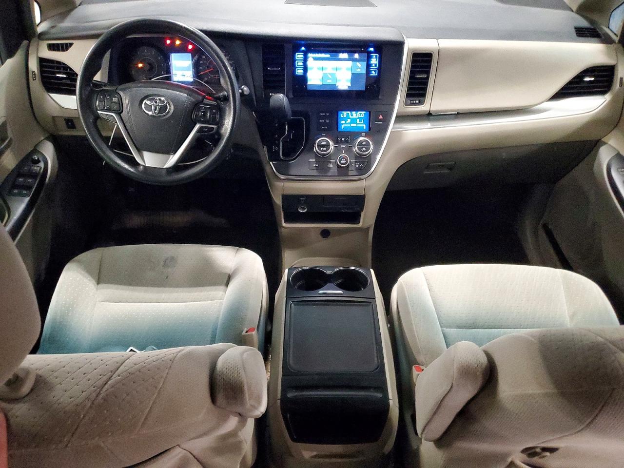 2015 Toyota Sienna Blue vin: 5TDKK3DC2FS579121