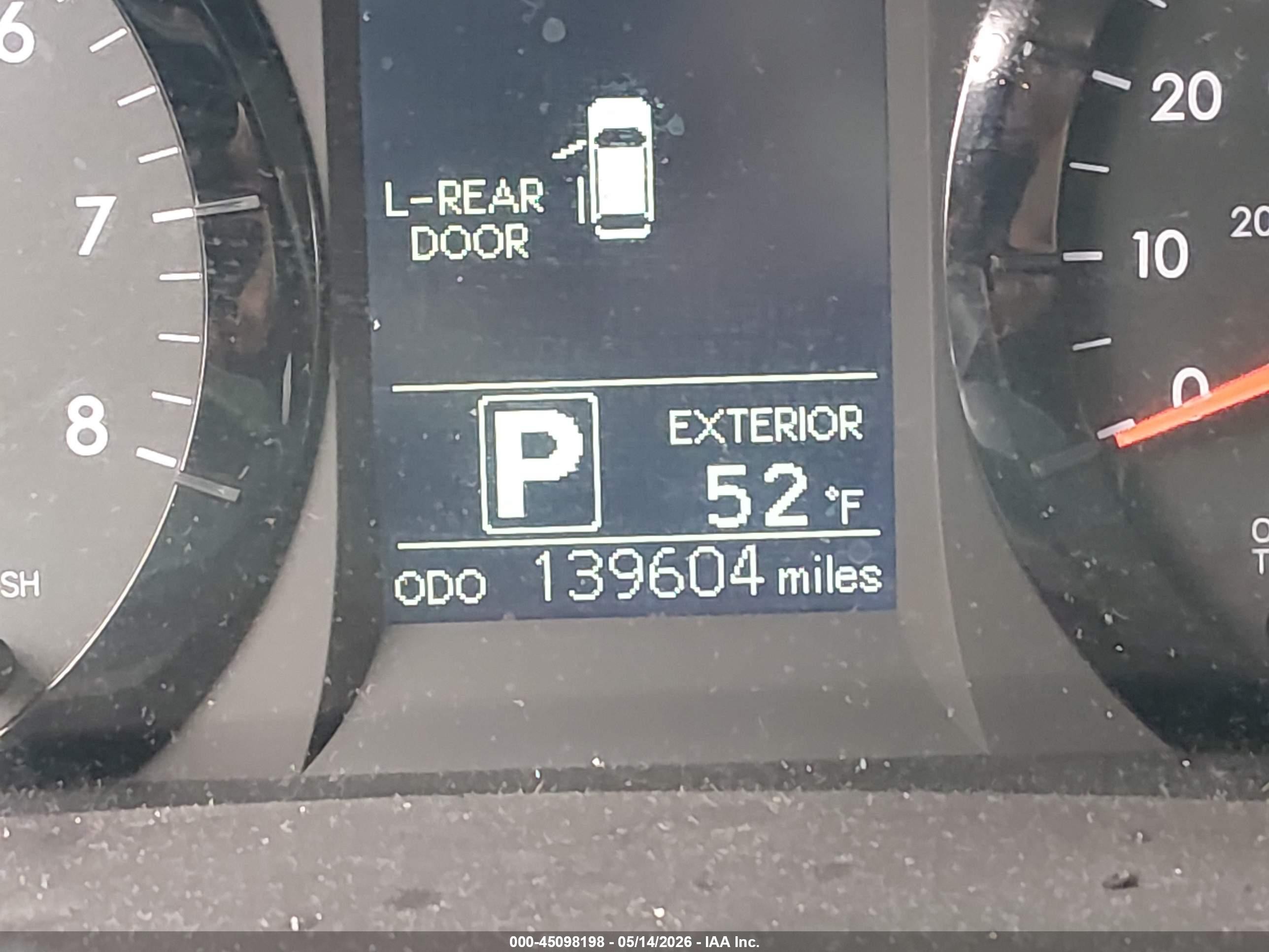 2015 Toyota Sienna Le 8 Passenger Черный vin: 5TDKK3DC2FS661267