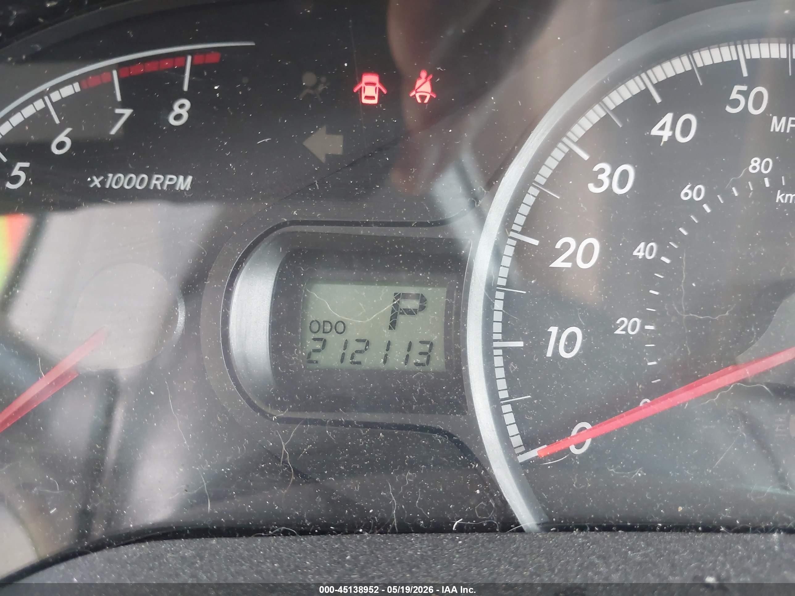2012 Toyota Sienna Le V6 8 Passenger Серый vin: 5TDKK3DC3CS244395