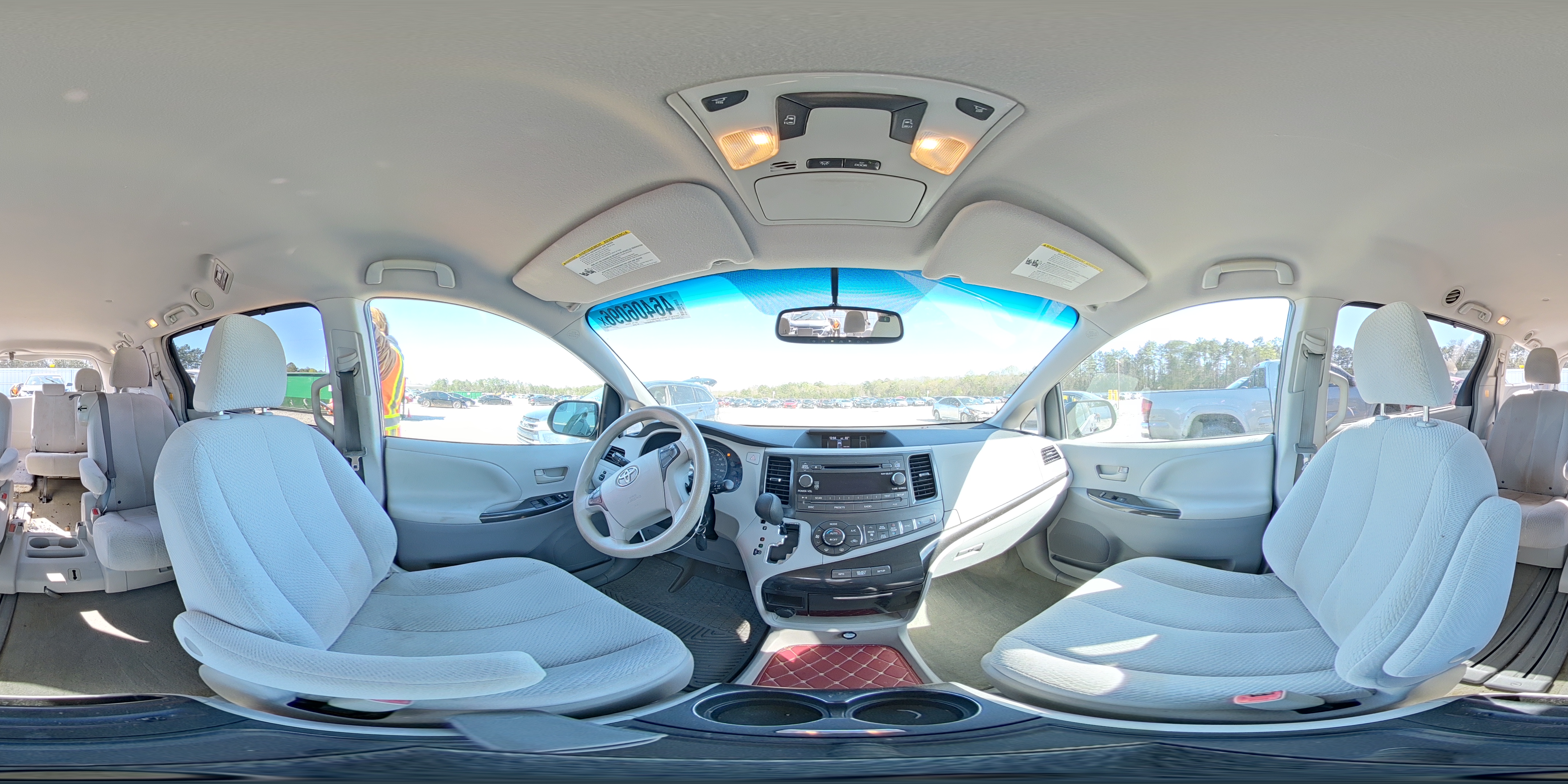2013 Toyota Sienna Gray vin: 5TDKK3DC3DS337693