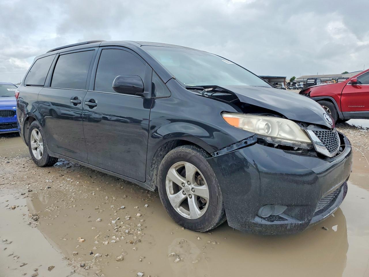 2015 Toyota Sienna Le Черный vin: 5TDKK3DC3FS678353