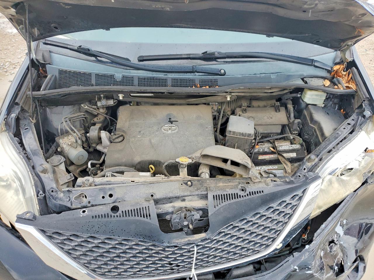 2015 Toyota Sienna Le Черный vin: 5TDKK3DC3FS678353