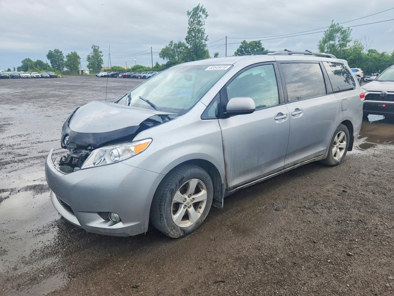 2013 Toyota Sienna Le Silver vin: 5TDKK3DC4DS370900