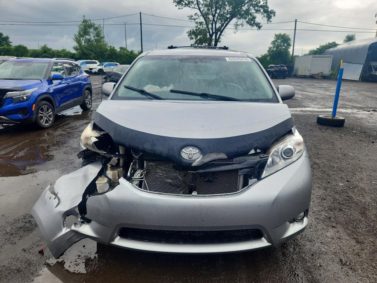 2013 Toyota Sienna Le Silver vin: 5TDKK3DC4DS370900