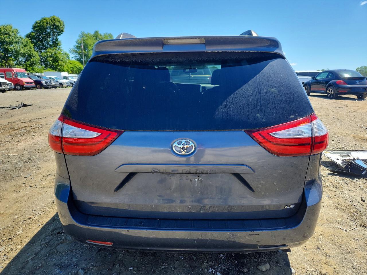 2015 Toyota Sienna Le Gray vin: 5TDKK3DC4FS580898