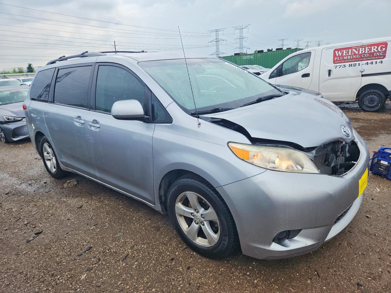 2012 Toyota Sienna Le Silver vin: 5TDKK3DC5CS231132