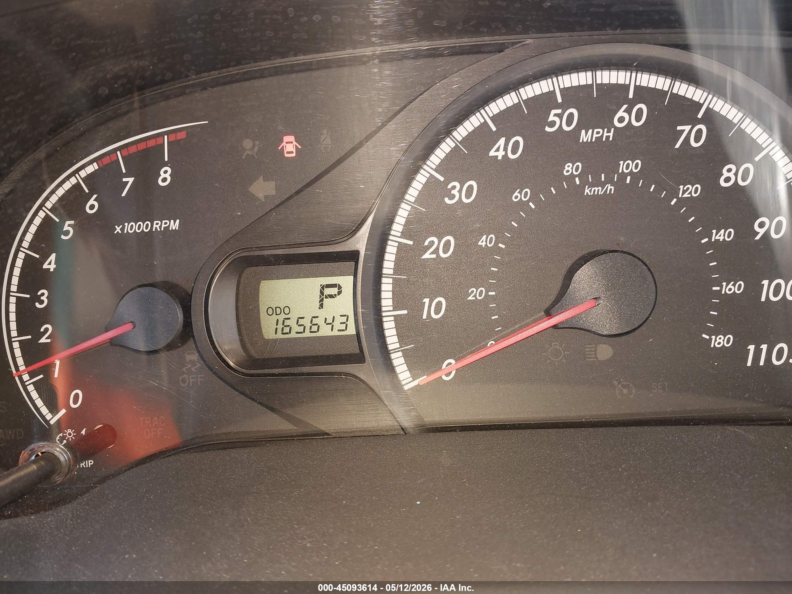 2012 Toyota Sienna Le V6 8 Passenger Red vin: 5TDKK3DC5CS242616