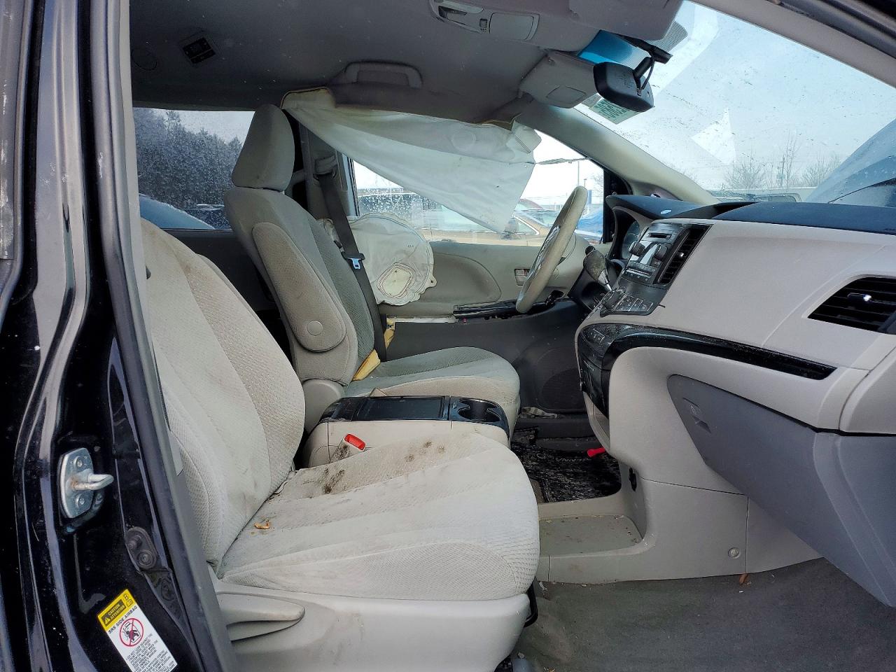 2013 Toyota Sienna Le Черный vin: 5TDKK3DC5DS357332