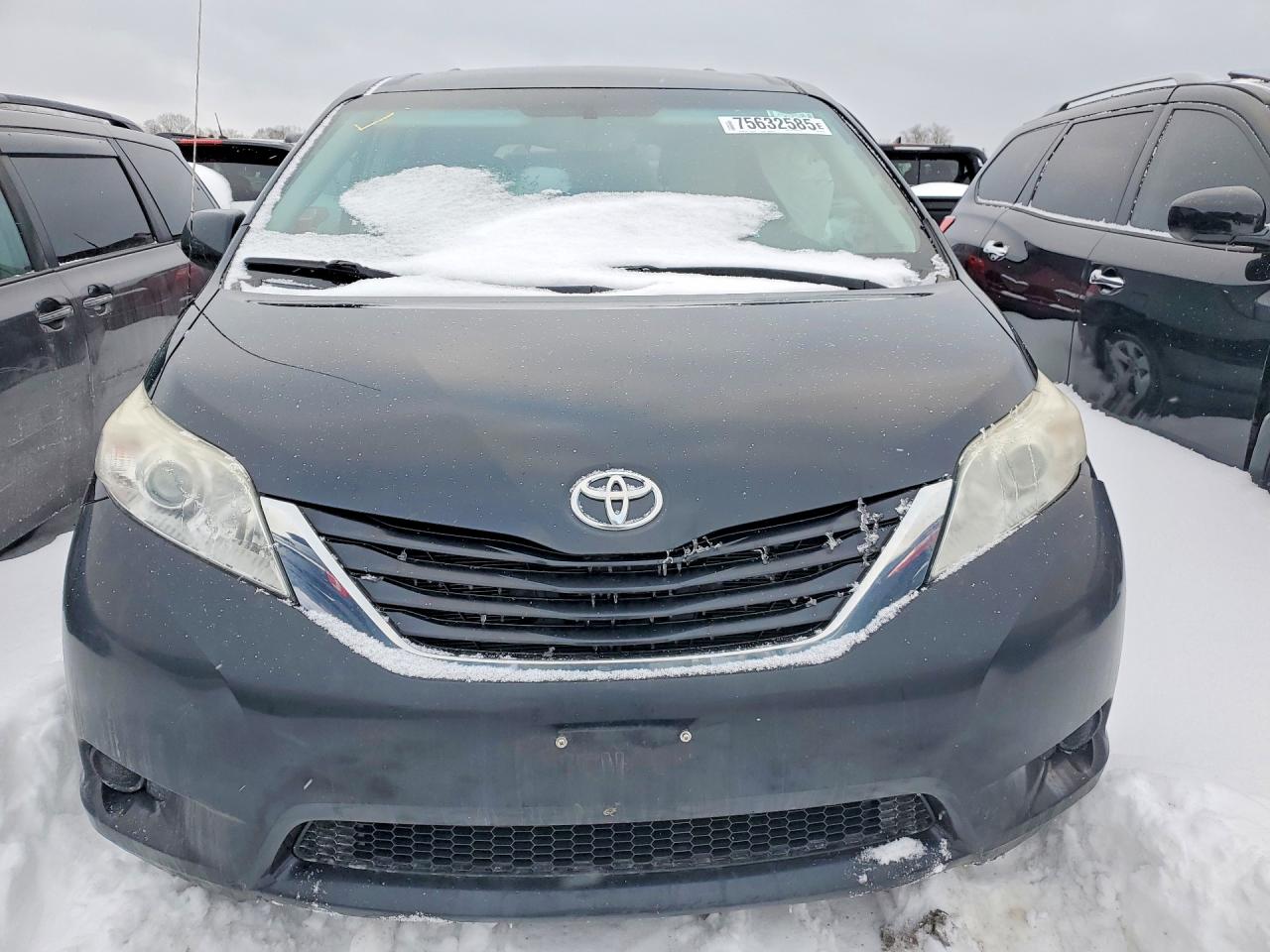 2013 Toyota Sienna Le Черный vin: 5TDKK3DC5DS357332