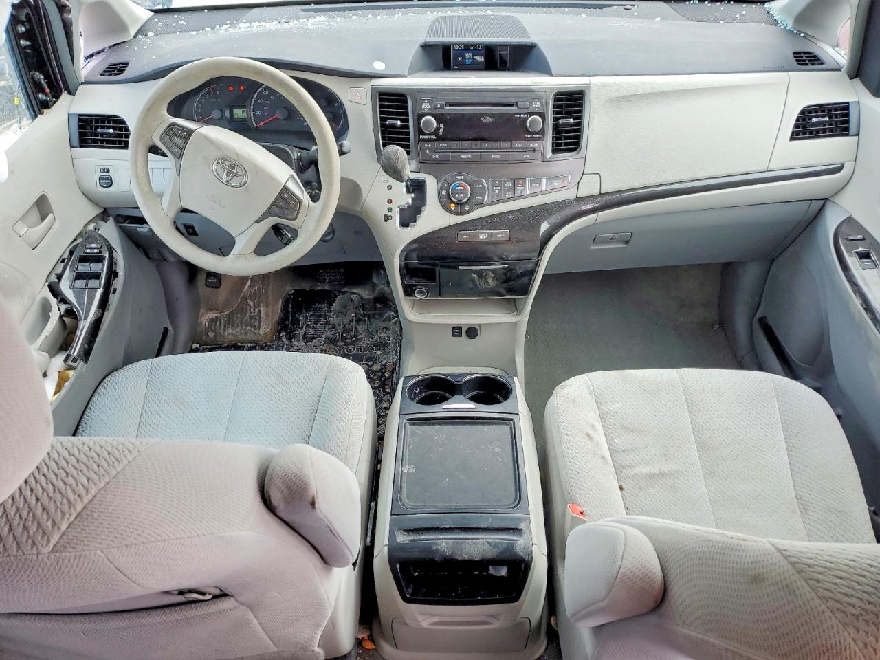 2013 Toyota Sienna Le Черный vin: 5TDKK3DC5DS357332