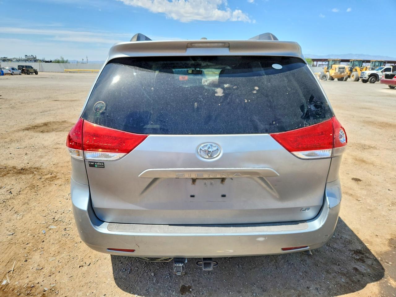 2013 Toyota Sienna Le Silver vin: 5TDKK3DC5DS378939