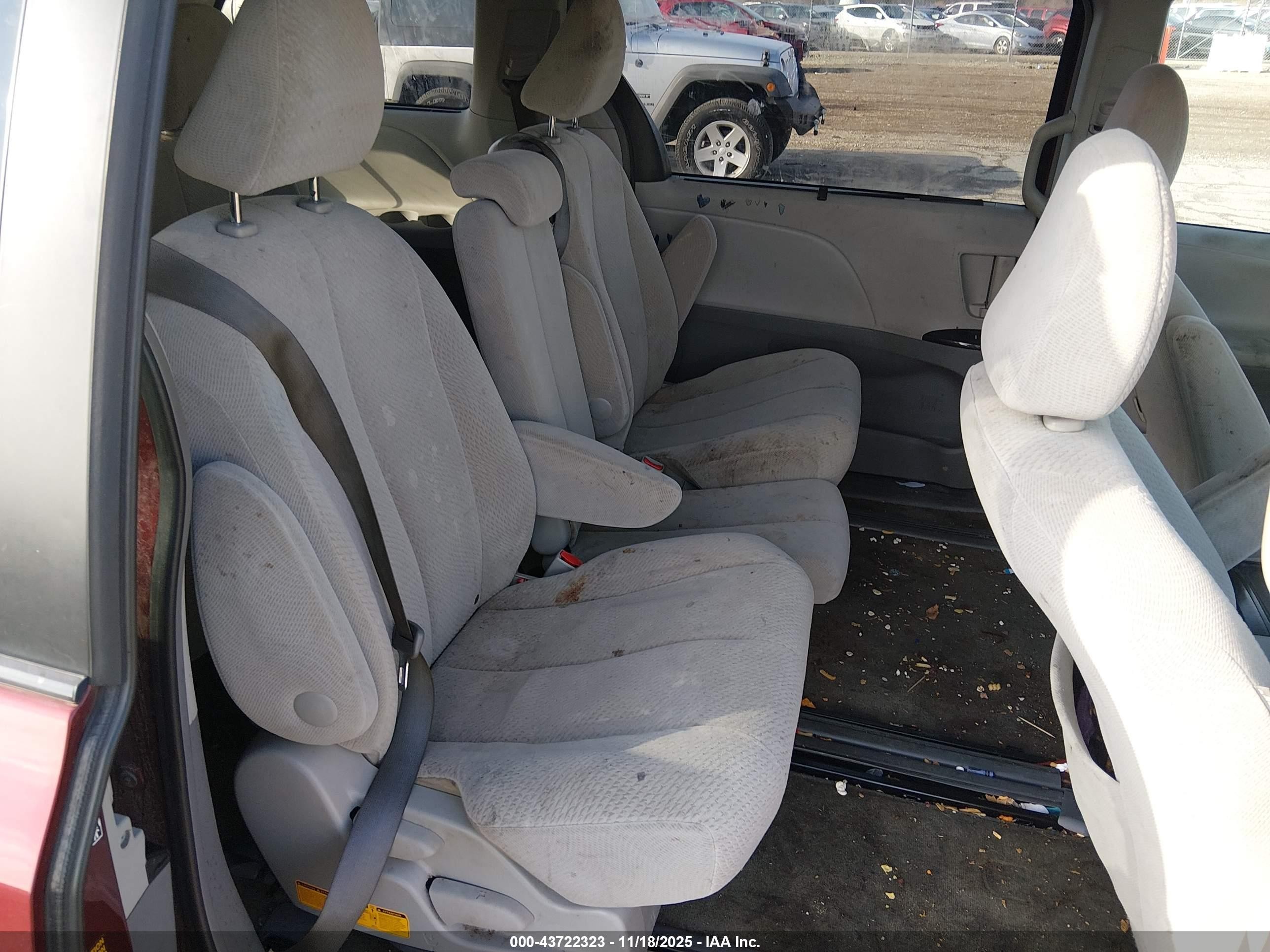 2014 Toyota Sienna Le V6 8 Passenger Maroon vin: 5TDKK3DC5ES406322