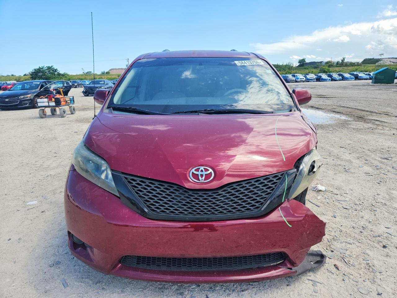 2014 Toyota Sienna Le Red vin: 5TDKK3DC5ES445847